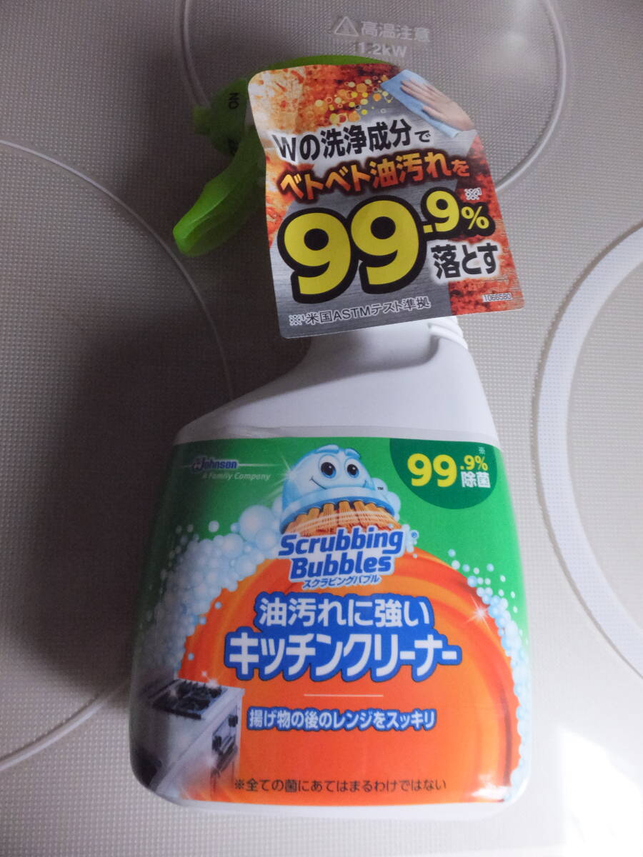 ☆ジョンソン☆スクラビングバブル☆油汚れに強いキッチンクリーナー☆本体 400ml×14本＋詰め替え350ml×4個セット☆の画像3