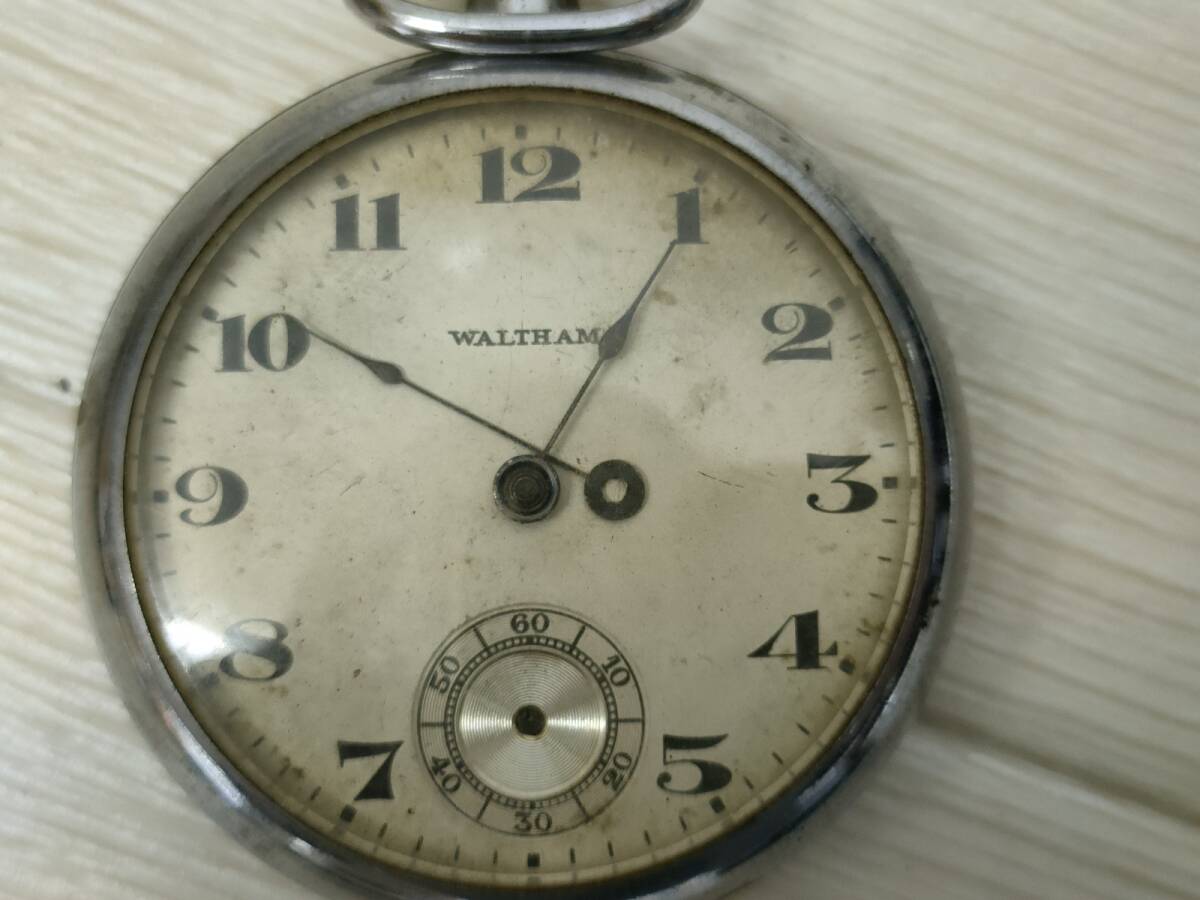 WALTHAM ウォルサム 手巻き 懐中時計 アンティーク ジャンクの画像2