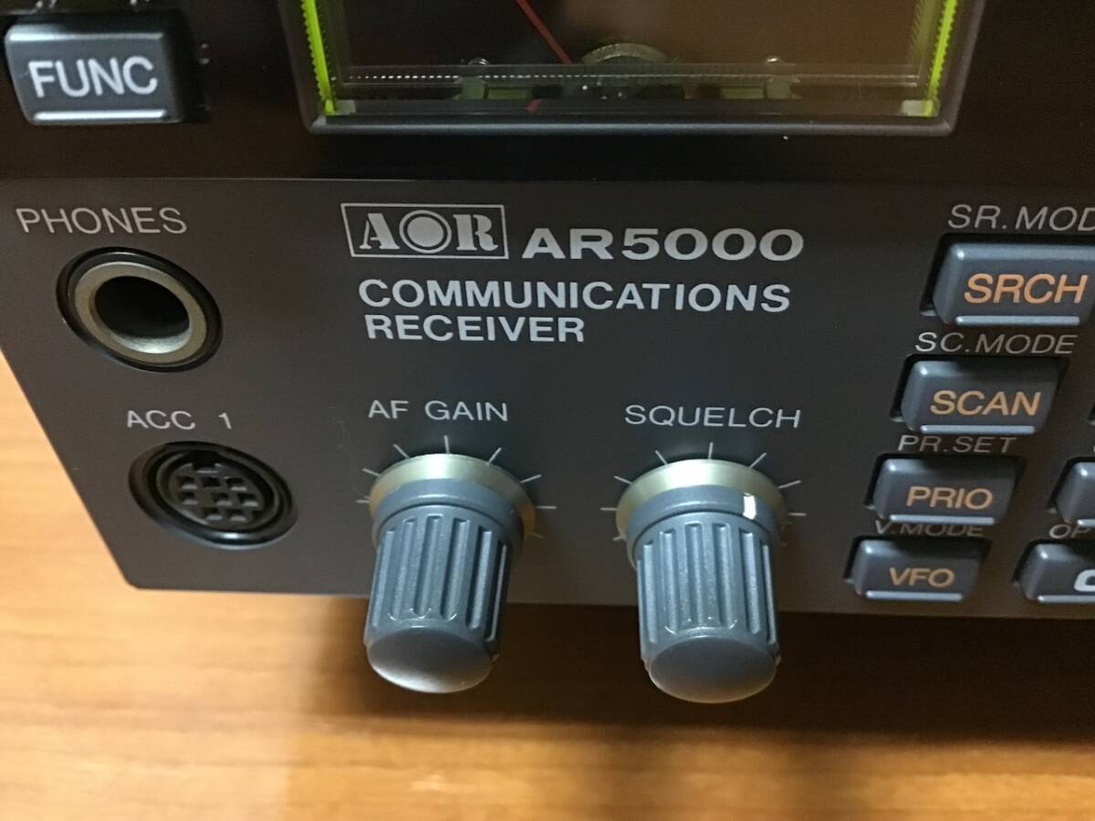 超美品 AOR AR5000+3 10KHz～2600MHz オールモード広帯域受信機 動作品 コリンズメカニカルフィルター３個フル実装の画像7