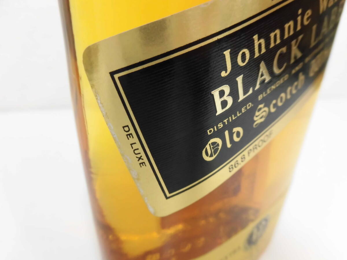 酒祭 洋酒祭 ジョニーウォーカー ブラックレーベル 12年 375ml 未開栓 エクストラ スペシャル JOHNNIE WALKER BLACK LABELの画像10