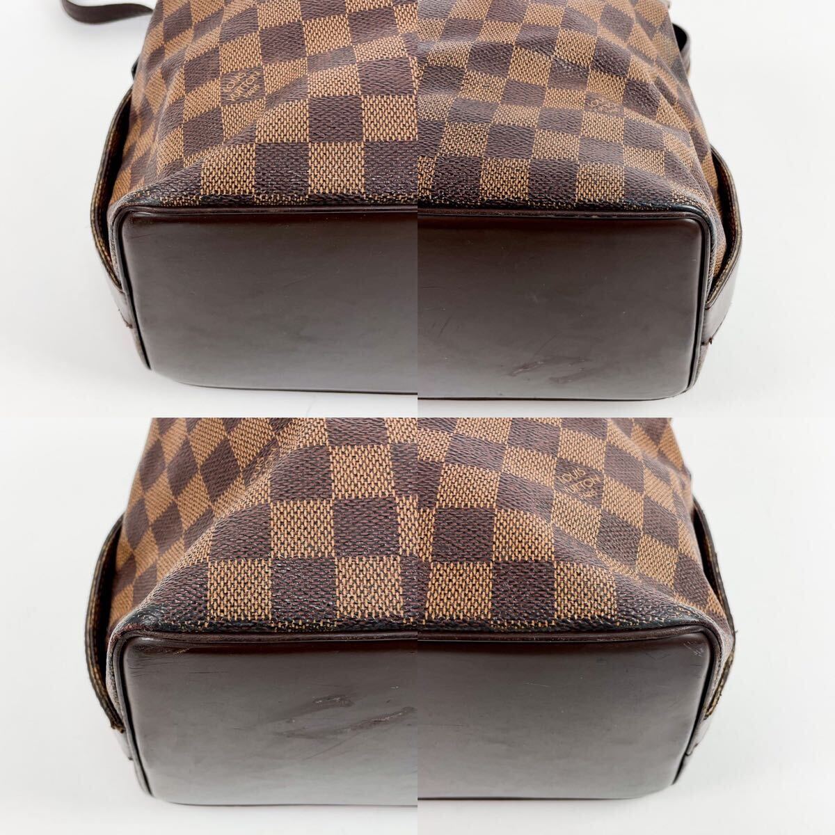 1円 ルイヴィトン Louis Vuitton ダミエ チェルシー エベヌ トートバッグ ショルダーバッグ 定価約16万 N51119_画像6