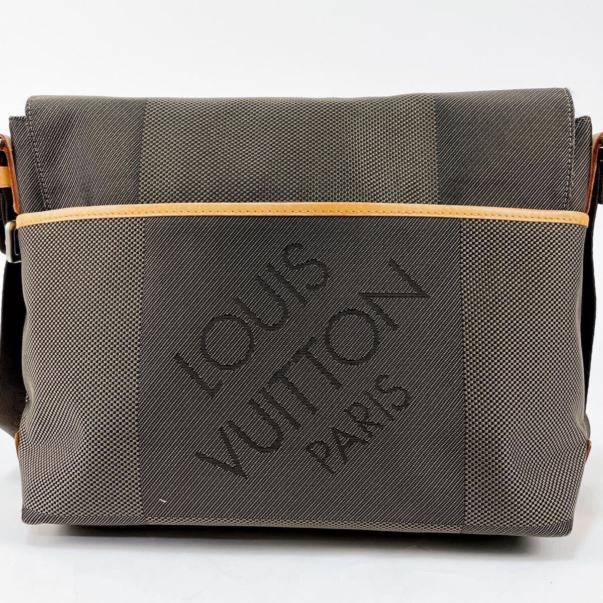 1円 Louis Vuitton ダミエ ジェアン ルー ショルダーバッグ 鞄 ノワール メッセンジャー メンズ ジュアン M93077 ルイヴィトンの画像3