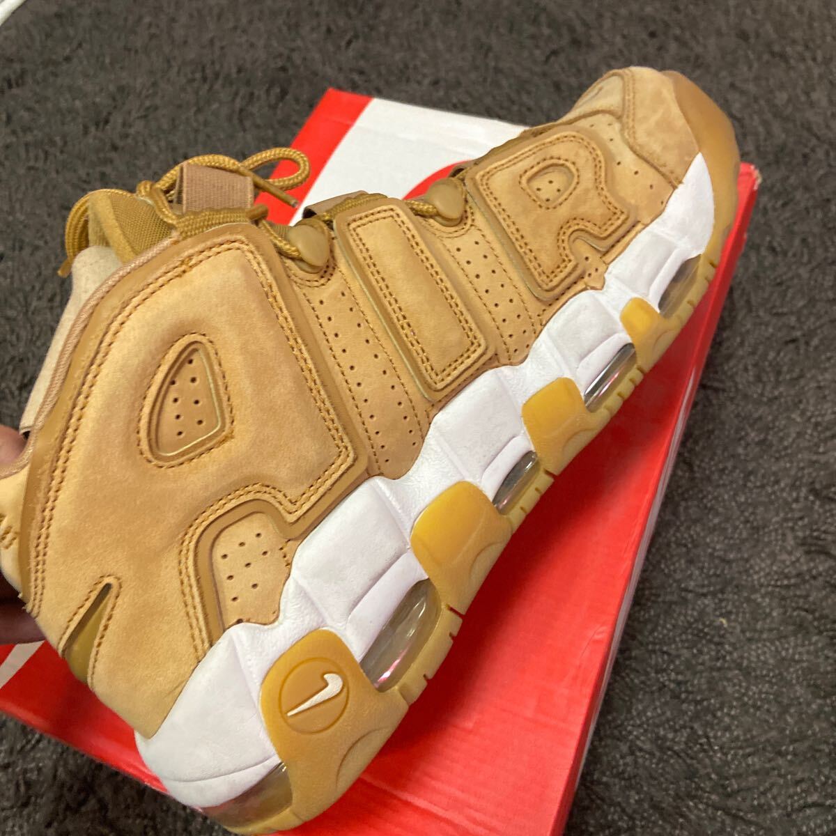 NIKE MORE UPTEMPO 96 PRM　FLAX ナイキ　モアアップテンポ　ウィート_画像6