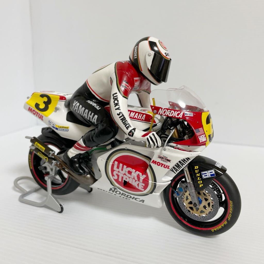 1/12 YZR500 Lucky Strike осел -tsuOWA8 конечный продукт + rider фигурка Laney 1989 Yamaha YAMAHA 2 позиций комплект Hasegawa 