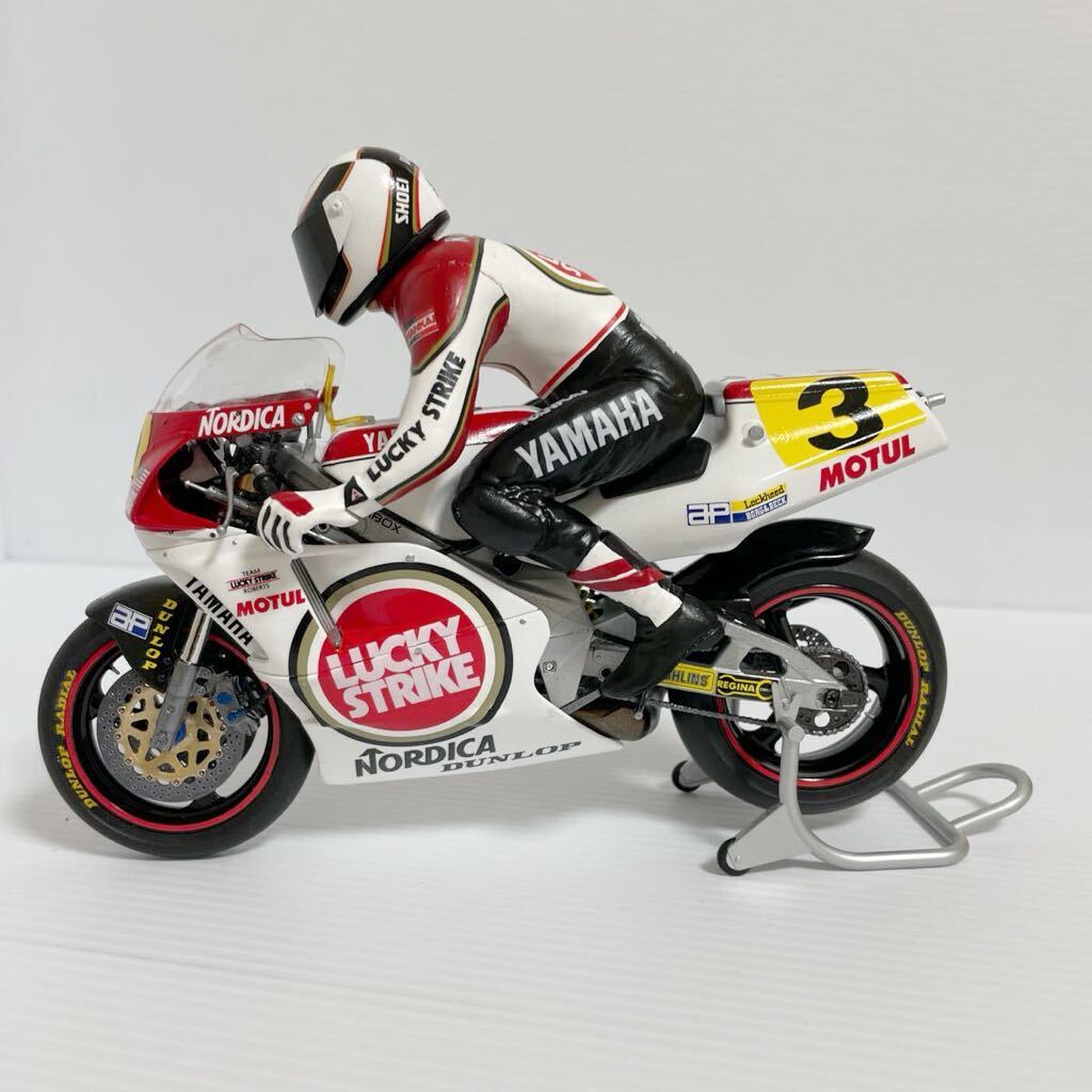 1/12 YZR500 Lucky Strike осел -tsuOWA8 конечный продукт + rider фигурка Laney 1989 Yamaha YAMAHA 2 позиций комплект Hasegawa 