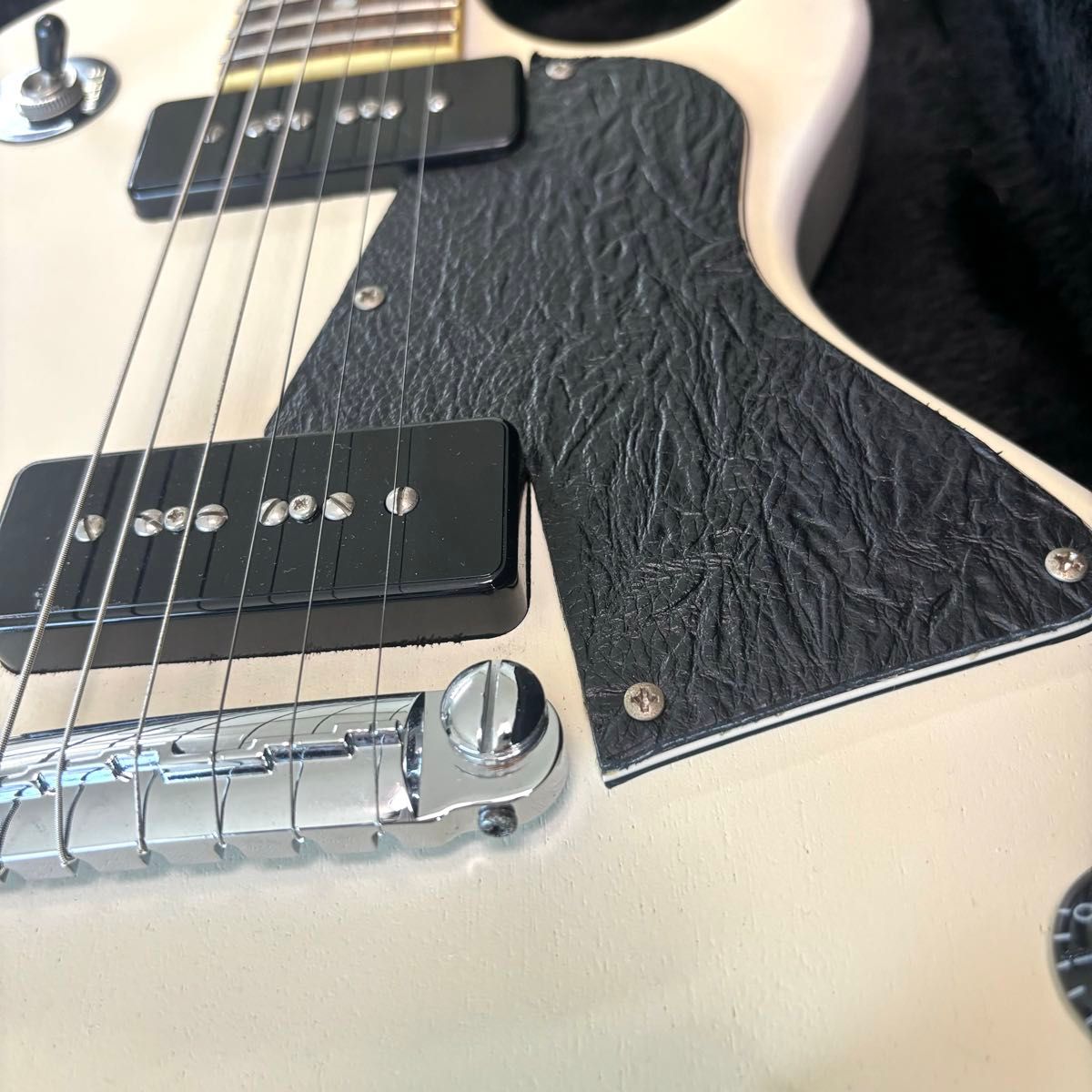 レザー製ピックガード】grassroots by ESP レスポールスペシャル レザー製ピックガード】grassroots by ESP レスポールスペシャル
