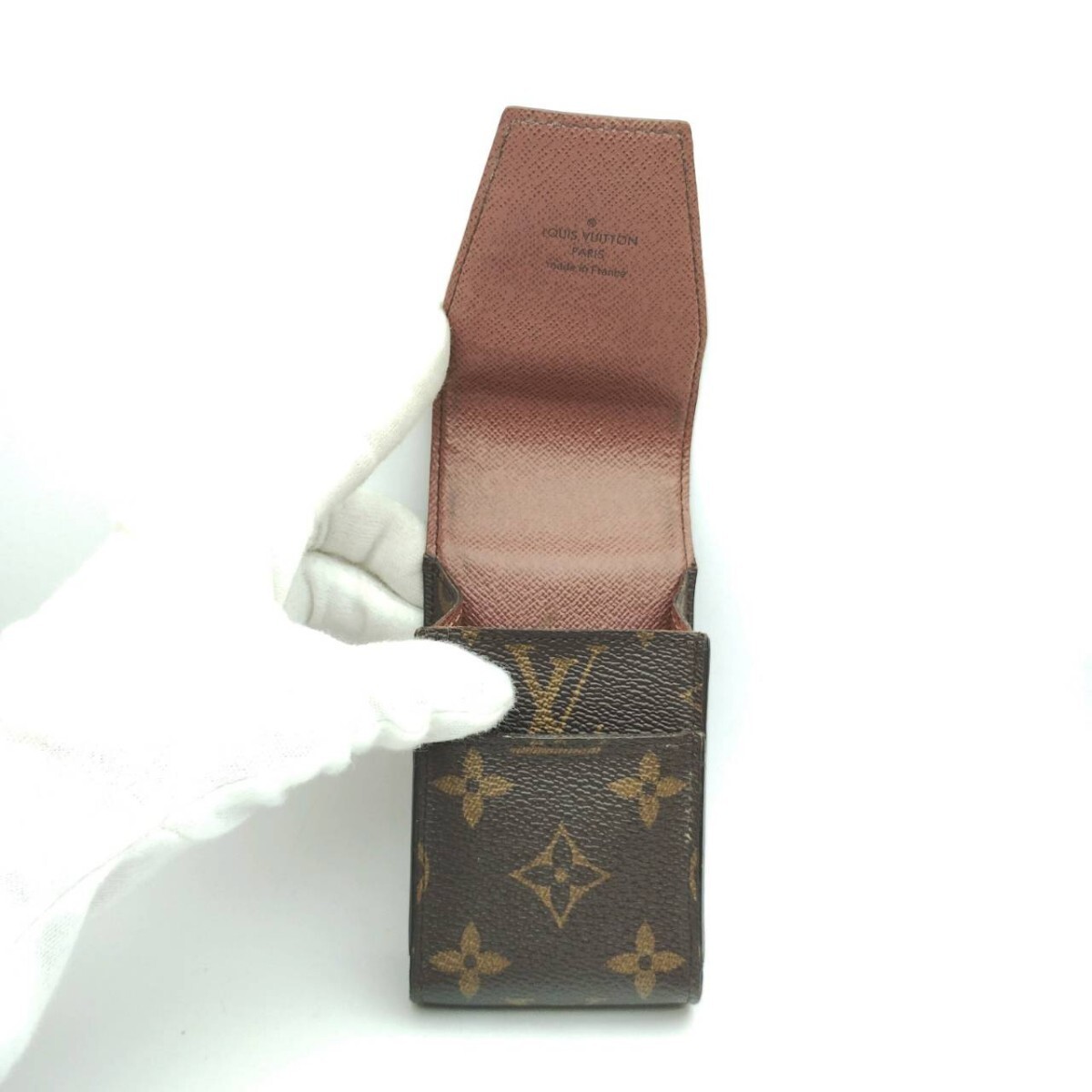 ルイヴィトン　LOUISVUITTON　煙草　タバコケース　シガレットケース　モノグラム　メモ２_画像8