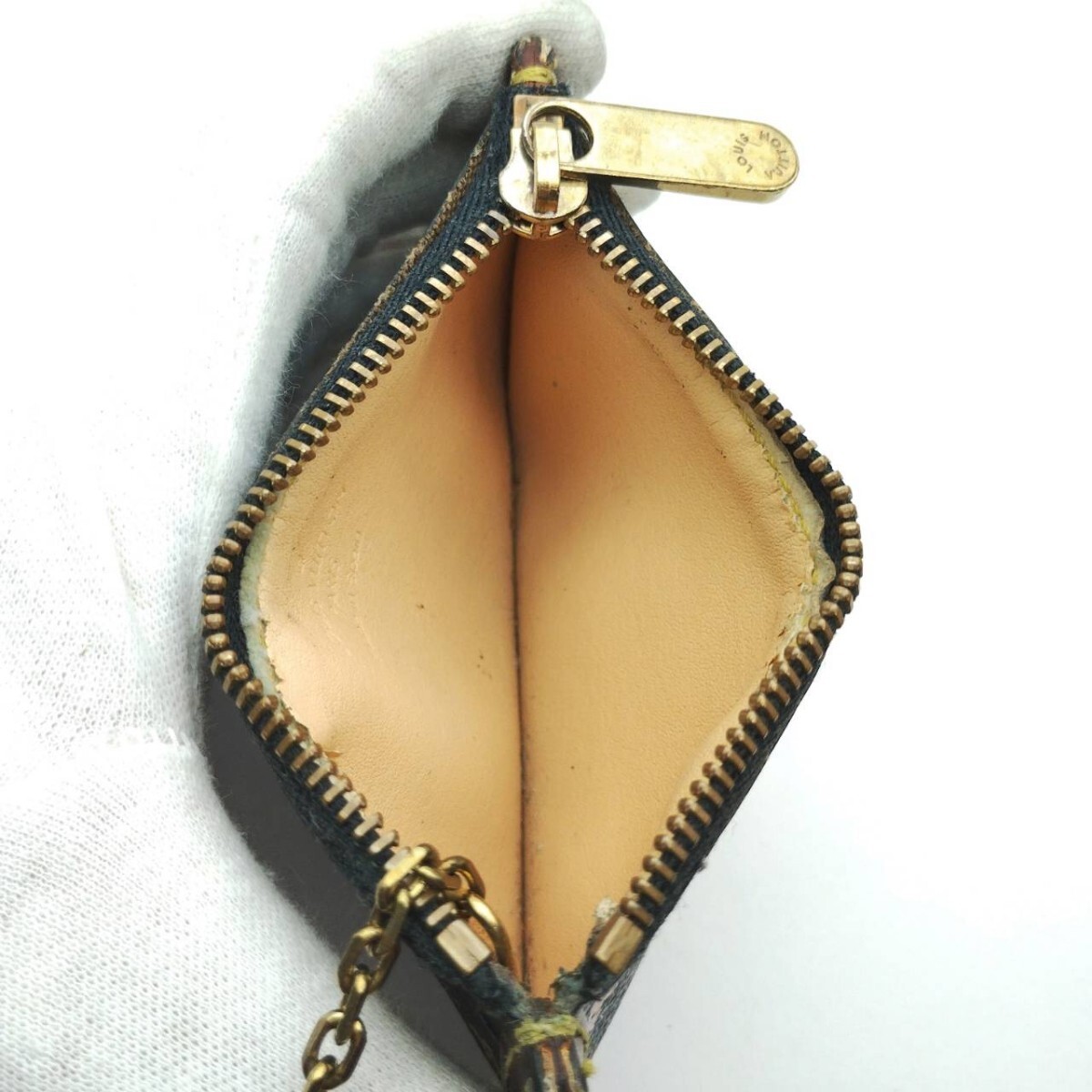 ルイヴィトン LOUISVUITTON コインケース 小銭入れ マルチカラー キーフック メモ２の画像9