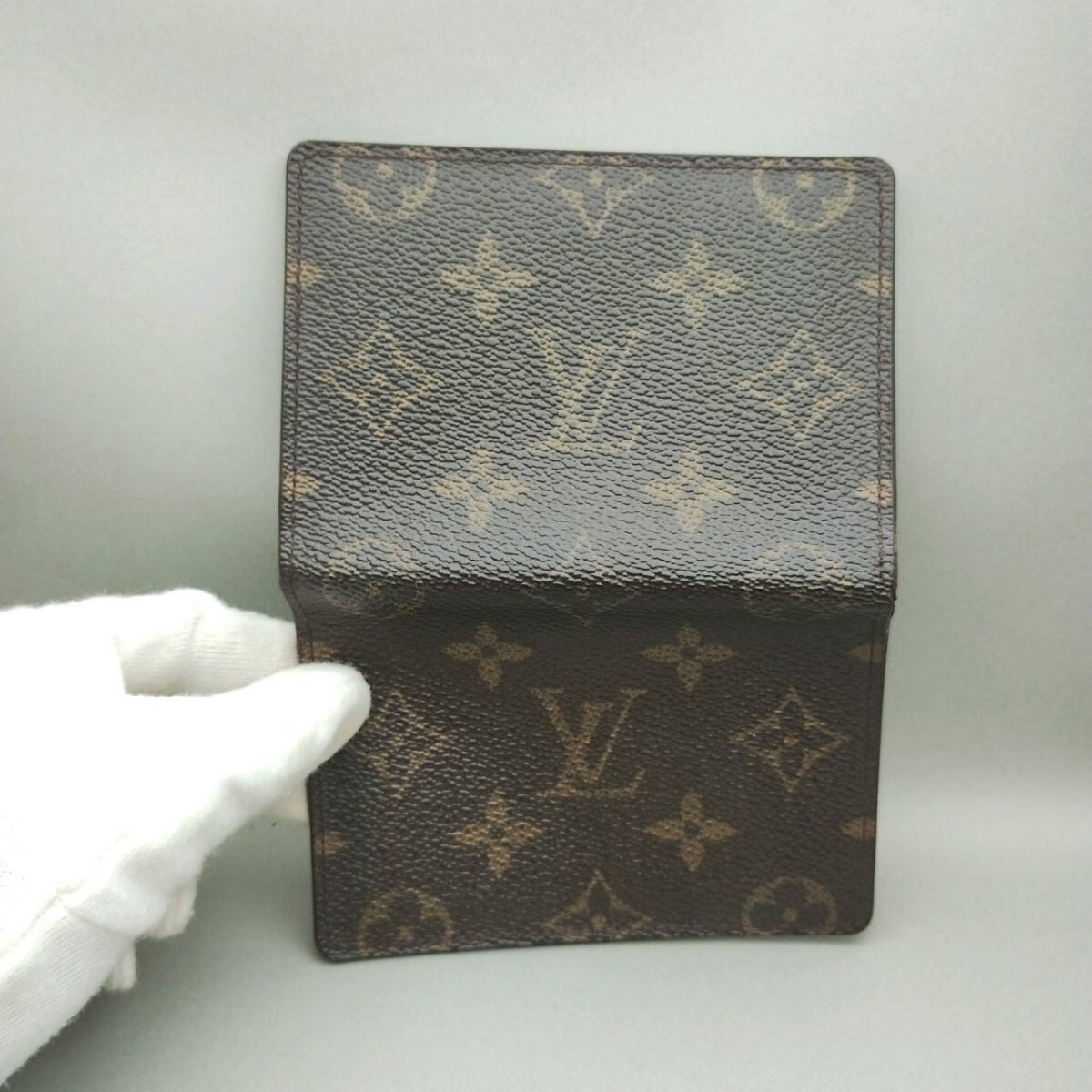 ルイヴィトン　LOUISVUITTON　パスケース　カードケース　定期入れ　モノグラム　メモ３_画像6