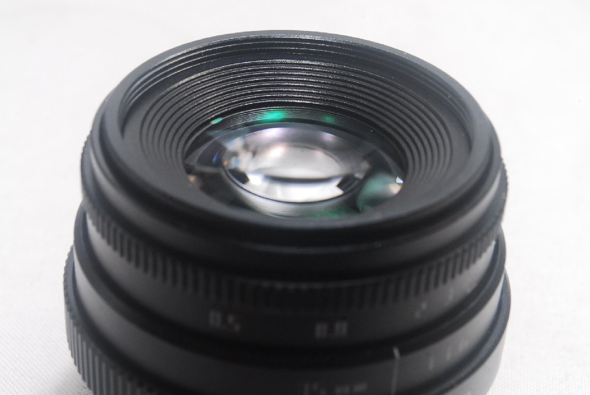 ★新品未使用品★Fujian CCTV 35mm F1.6 BK Cマウント Canon キャノン EOS.Mマウント ミラーレス Cマウント 大口径レンズ_画像8