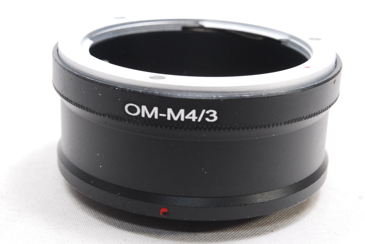 ★新品未使用品★オリンパス OLYMPUS マウントレンズ ⇒Panasonic パナソニック M 4/3 マイクロフォーサーズマウントアダプター OM-M4/3★の画像1