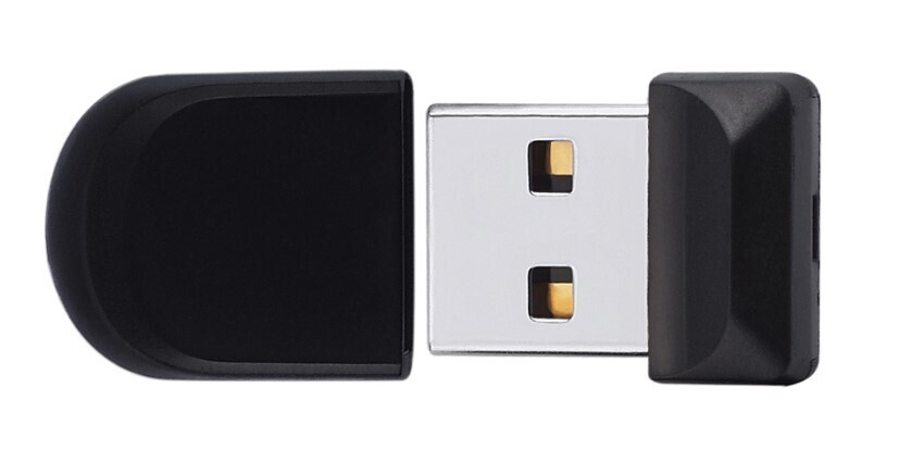 ★新品未使用品★超小型 USBメモリ 128GB USB2.0対応 薄型タイプ ブラック BK★の画像3