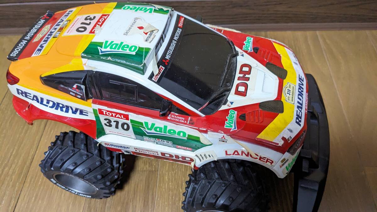 ラジコン 1/16 三菱レーシングランサー 2009 ダガールラリー 増岡車 「リアルカーシリーズ」 27MHz仕様の画像3