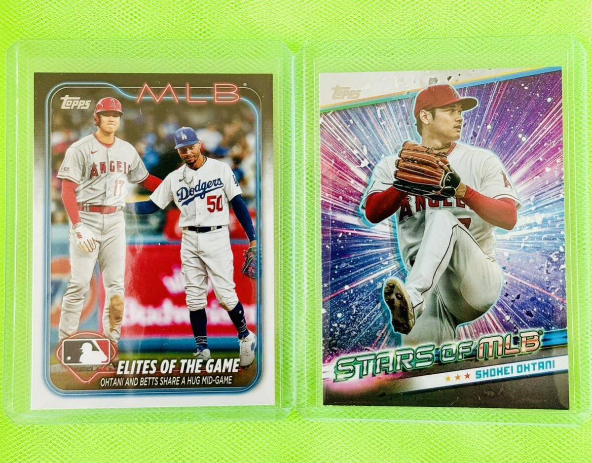 2枚セット2024大谷翔平カード Topps Series 1 #138とStars of MLB #SLMB-21の画像1