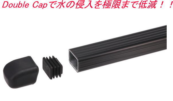 送料無料！INNO キャリアセット スクエアベース ニッサン Y33系 シーマ用 【INSUT/K214/INB127BK】_画像2