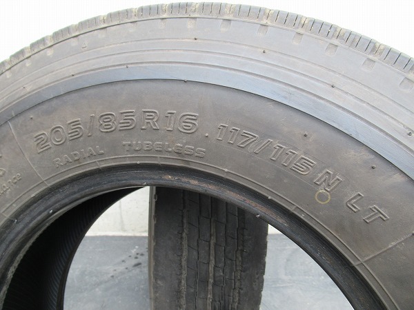 【C694】205/85R16 117/115N トーヨー DELVEX M134 2本セット!!の画像8