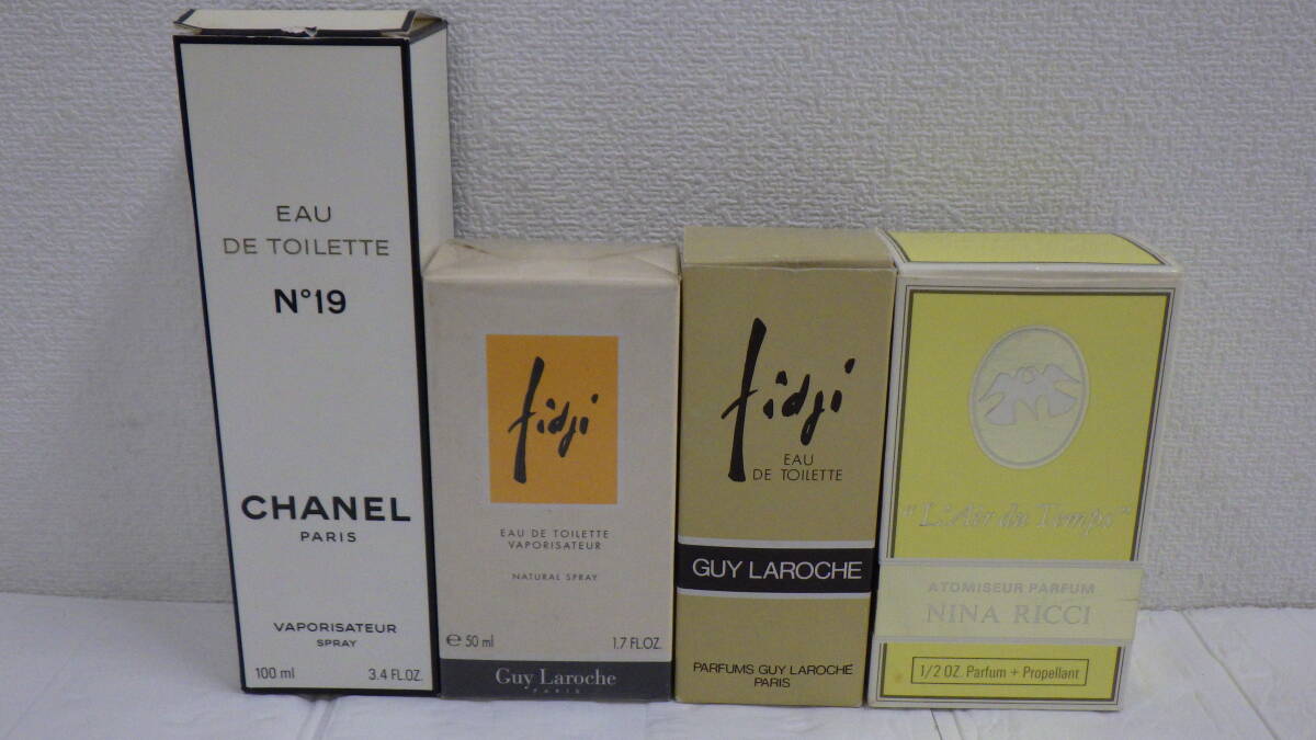 #12722【香水おまとめ】CHANEL シャネル №19 Guy Laroche ギラロッシュ フィジー EDT 他4点セット 色々まとめ 残量多 未開封品有の画像10