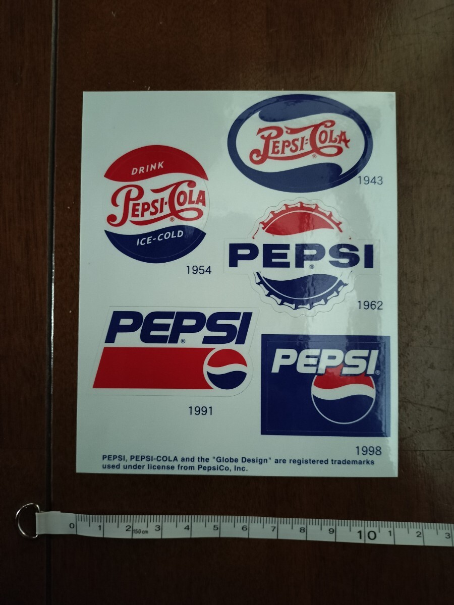 PEPSI / Pepsi / Pepsi sticker Pepsi-Cola Classic 13.7.×11.2./5 seat ①