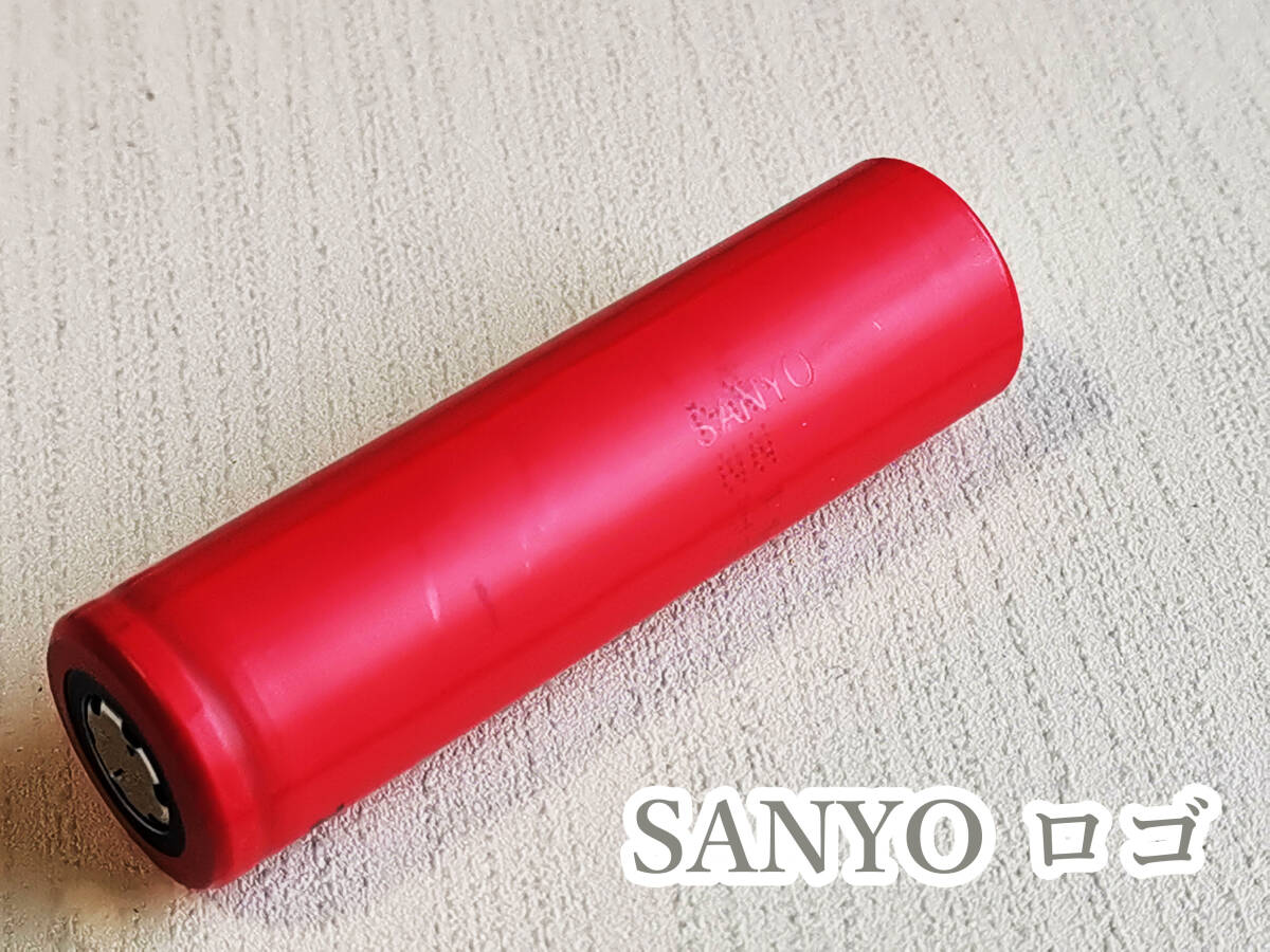 【電圧保証有 6本】SANYO製 UR18650A 18650リチウムイオン電池の画像3