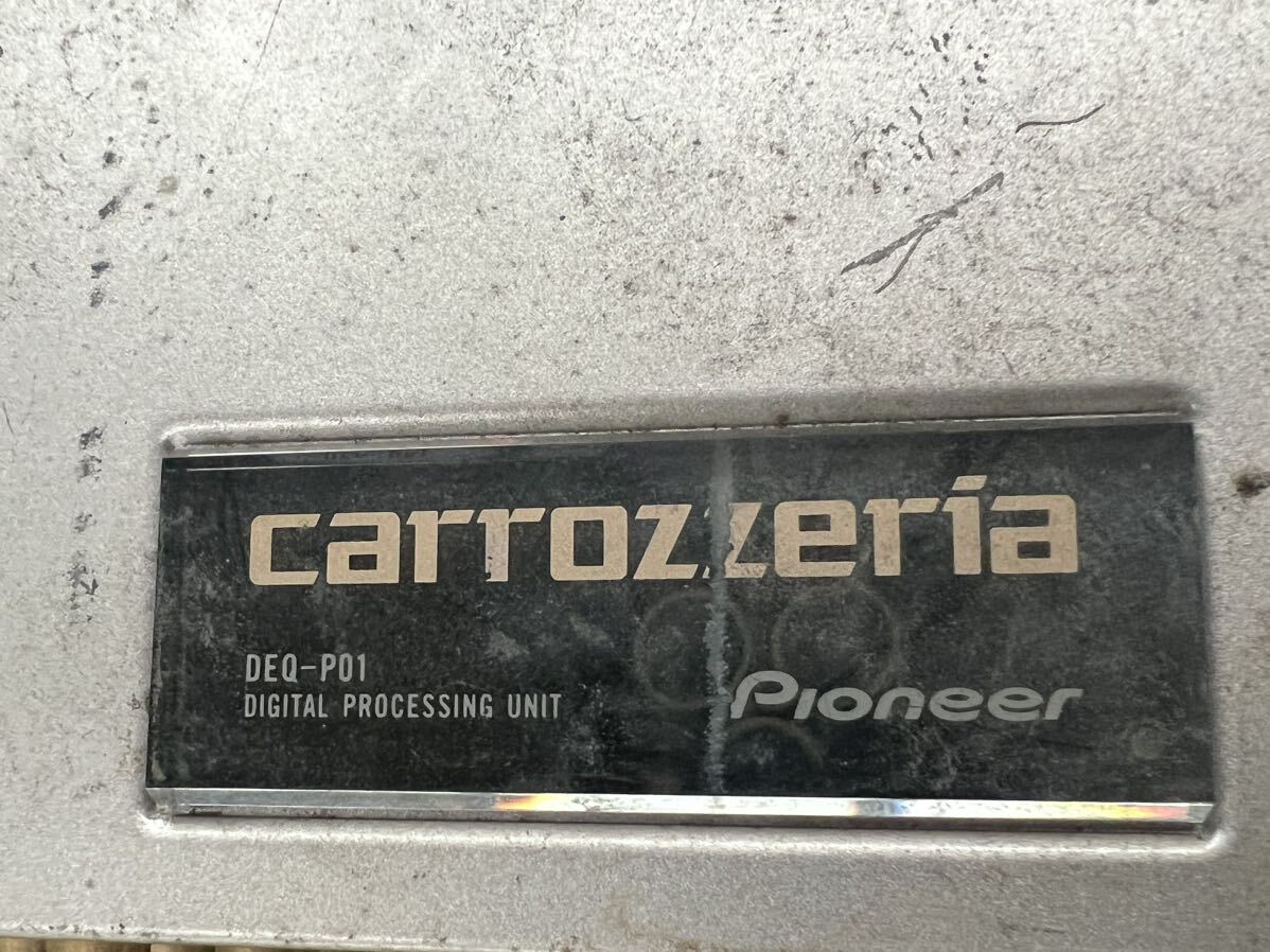 DEQ-P01 Pioneer carrozzeria Pioneer Carozzeria DIGITAL PROCESSING UNIT digital Pro starter ng unit not yet test Junk 