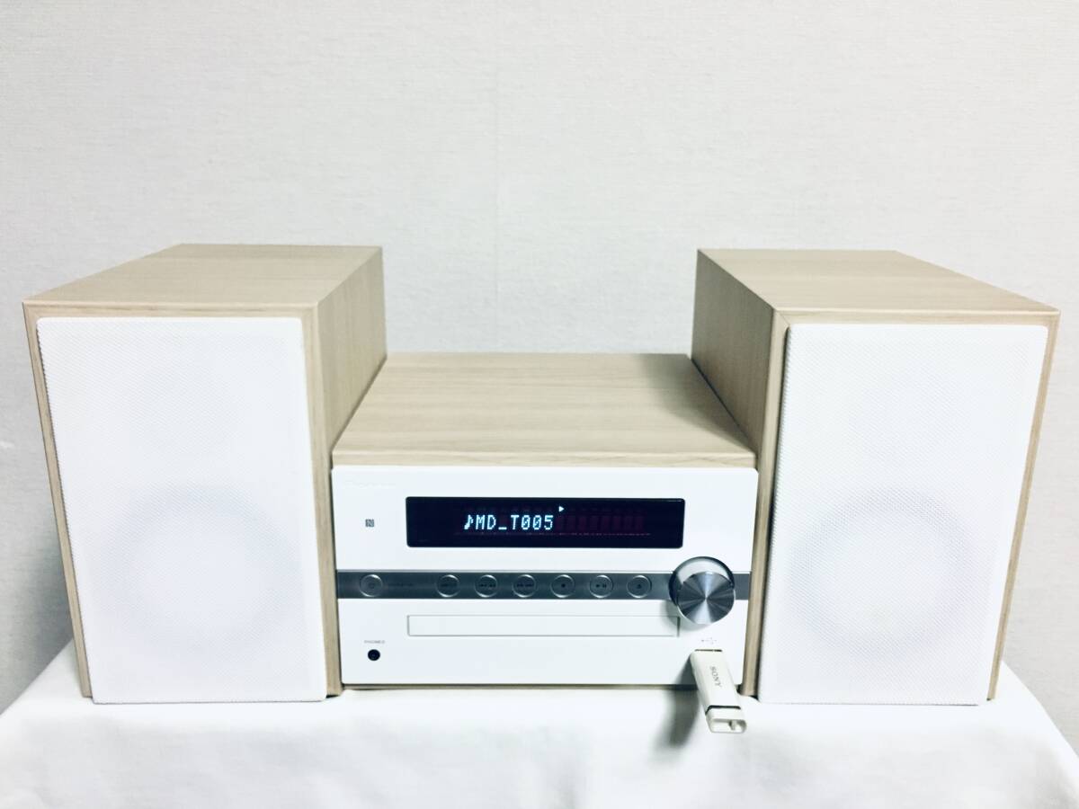 ★☆美品・驚きの高音質☆★Pioneer CDミニコンポ X-CM56 CD/USB/Bluetooth対応◎付属あり/ベルト新品・整備済♪_画像2