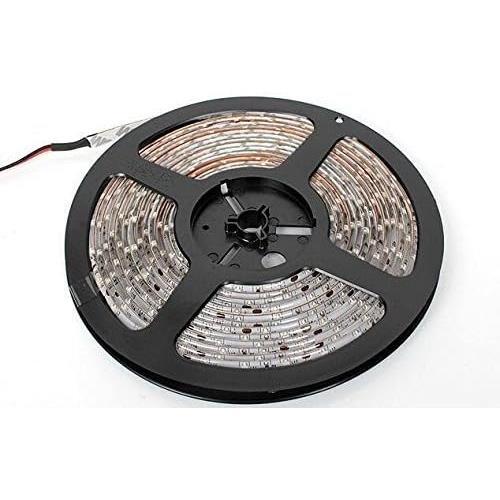 BENETECH 短色 LEDテープライト● 24Ｖ 高輝度 5M 300連 防水IP65 切断可能 白ベース/LED 強力粘着両面テープ 正面発光 SMD 5050 (青)の画像2