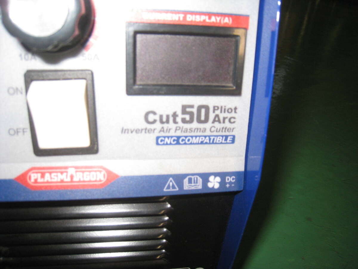 プラズマカッター エアプラズマ切断機 非接触点火 CUT-50 中古 の画像6