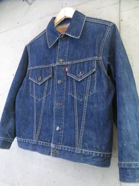 7140b12◆ビッグE◆LEVI'S リーバイス 3rd サード 557 デニムジャケット Ｇジャン 38/ジージャン/カバーオール/ヴィンテージ風/レプリカ_画像2