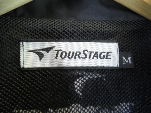 8040b30◆良品◆袖着脱可能◆Tour Stage ツアーステージ 2WAY ゴルフジャケット ウィンドブレーカー M/ベスト/ポロシャツ/半袖になります_画像8