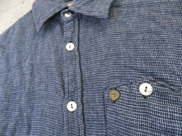 8040b9◆良品です◆ガーゼ素材◆SCOTCH&SODA スコッチアンドソーダ 長袖コットンシャツ S/ジャケット/ブルゾン/コート/メンズ/男性_画像4