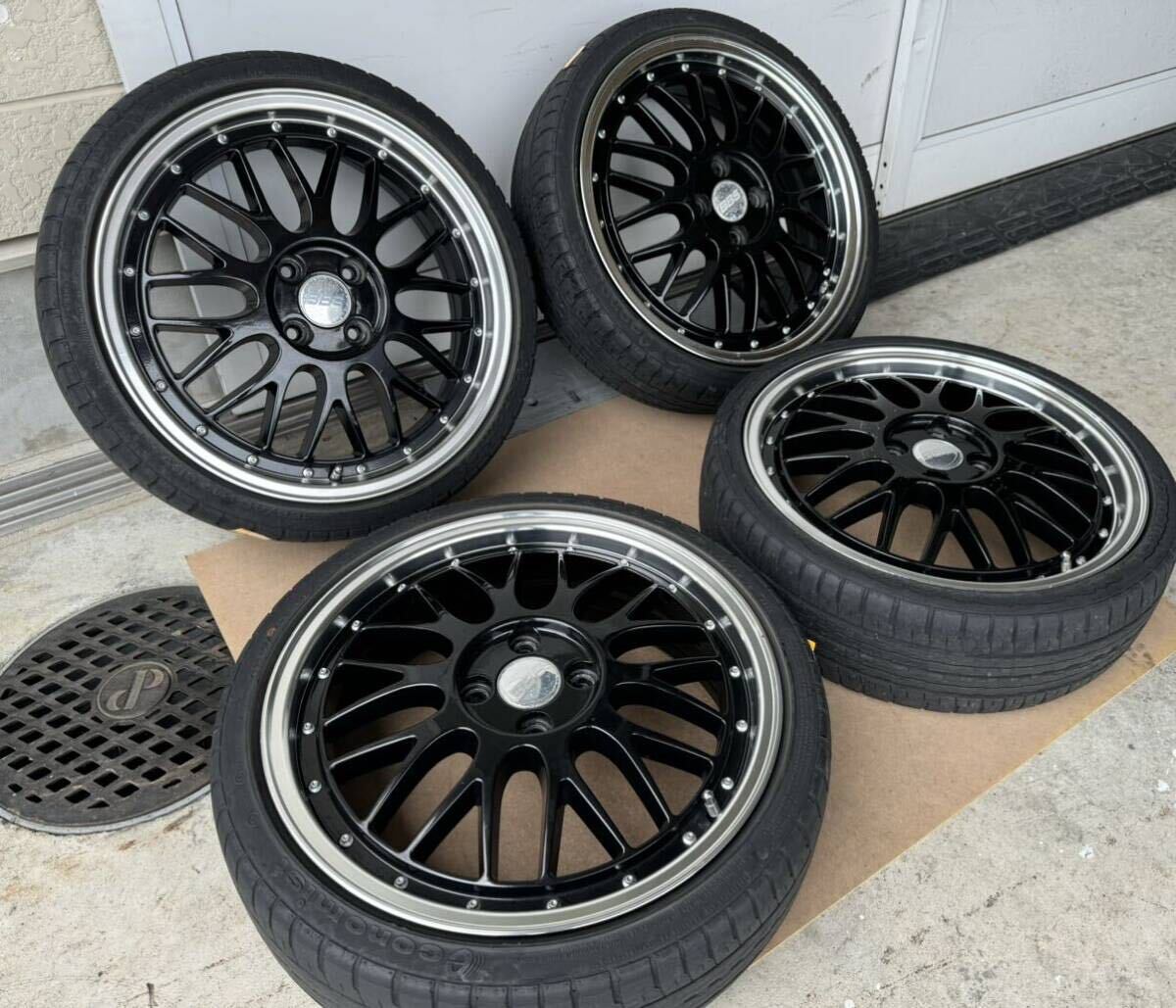 ★軽カー用 BBS風 17インチ 5.5ｊ×45 PCD100 165/40 ワゴンR ムーヴ タント タフト エブリイ スペーシア ルークス mira N-BOX アトレー★