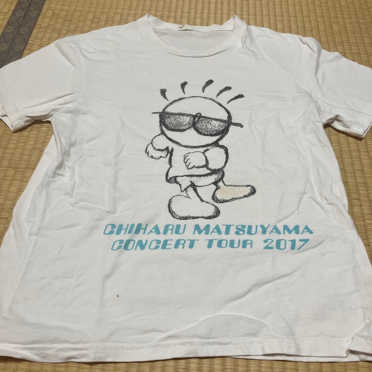 松山千春　コンサート　Tシャツ　古着