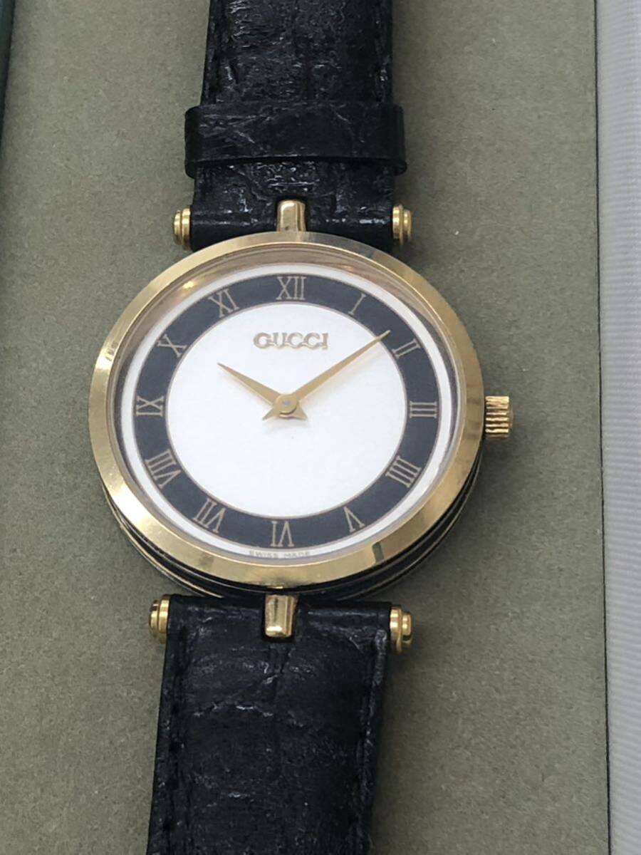 GUCCI Gucci женские наручные часы кварц батарейка не замена работоспособность не проверялась с футляром 
