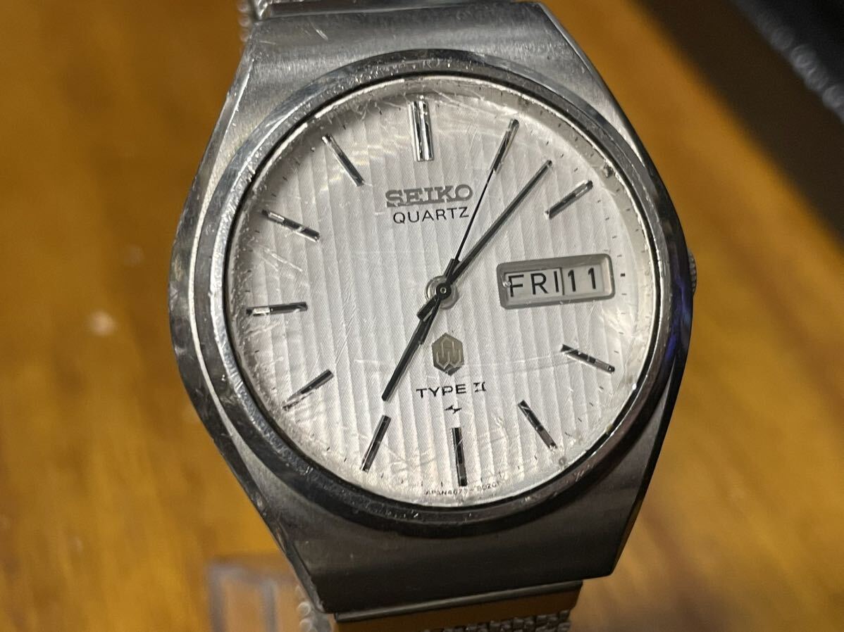 稼動品 SEIKO QUARTZ TYPE Ⅱ 腕時計 4623-8010 セイコー クォーツ デイデイト _画像2