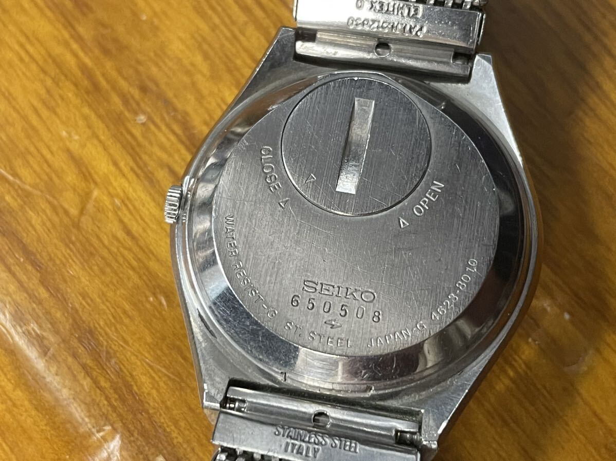 稼動品 SEIKO QUARTZ TYPE Ⅱ 腕時計 4623-8010 セイコー クォーツ デイデイト _画像8