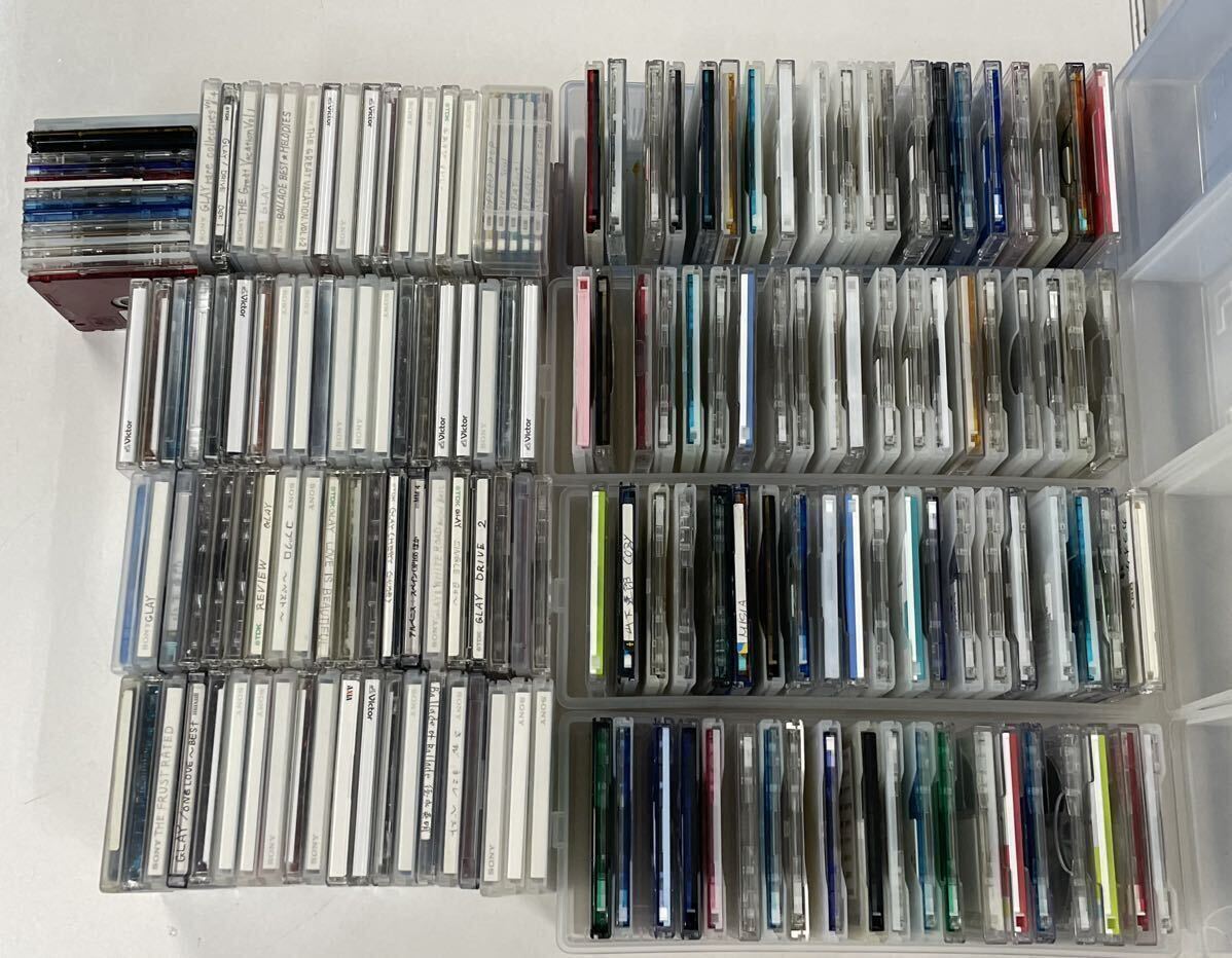  secondhand goods MD disk Mini disk SONY TDK maxell etc. 194 sheets set sale 