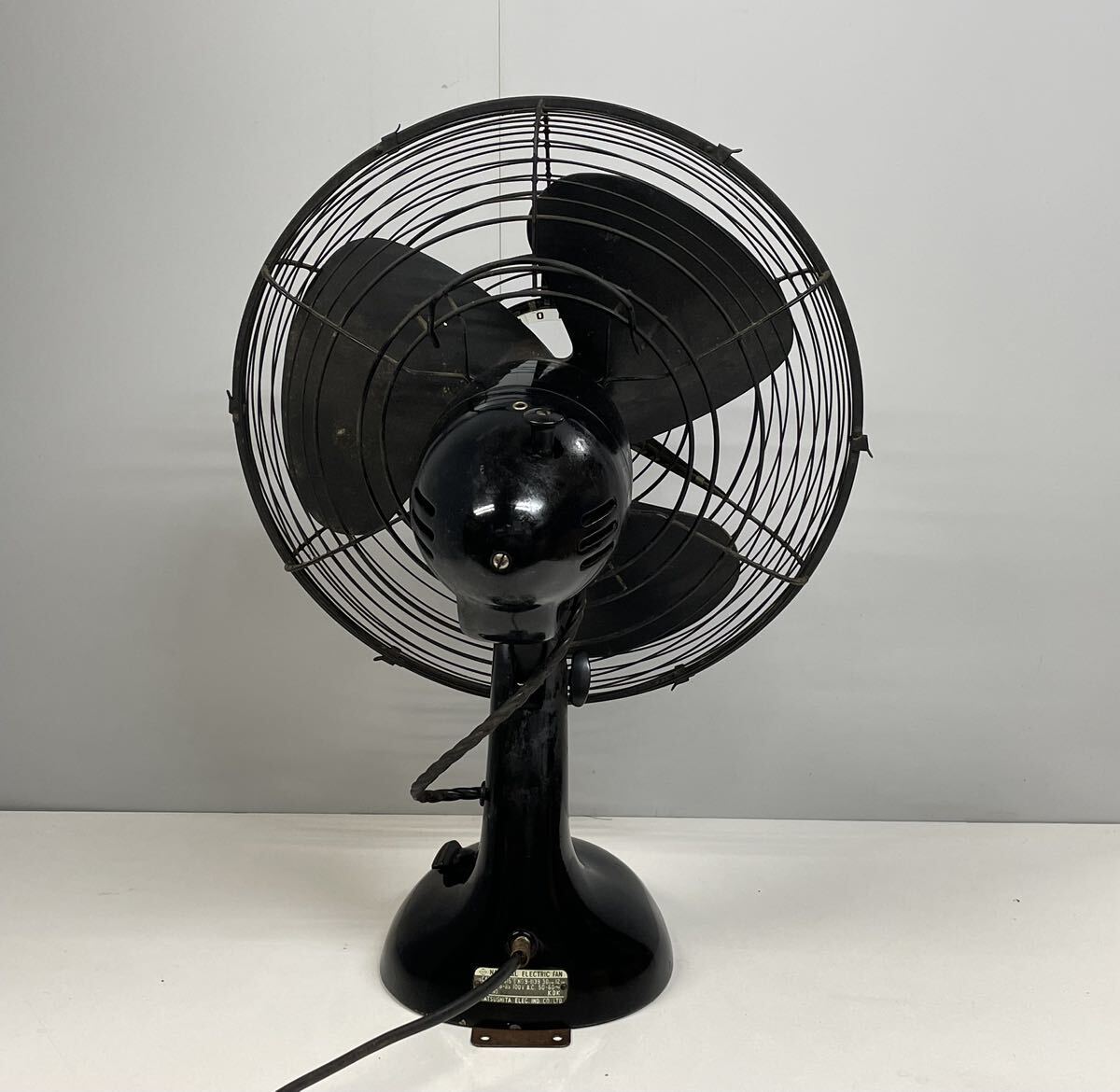 昭和レトロ 扇風機 KDK レトロ扇風機 NATIONAL ELECTRIC FAN 動作確認済み ナショナル の画像5