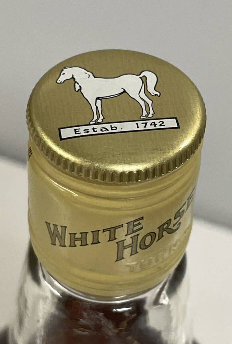未開栓 WHITE HORSE ホワイトホース FINE OLD ファインオールド スコッチ ウィスキー 特級 760ml 43度 の画像5