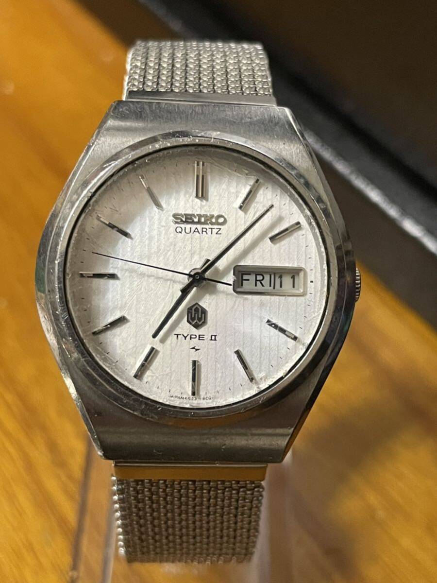 稼動品 SEIKO QUARTZ TYPE Ⅱ 腕時計 4623-8010 セイコー クォーツ デイデイト _画像1