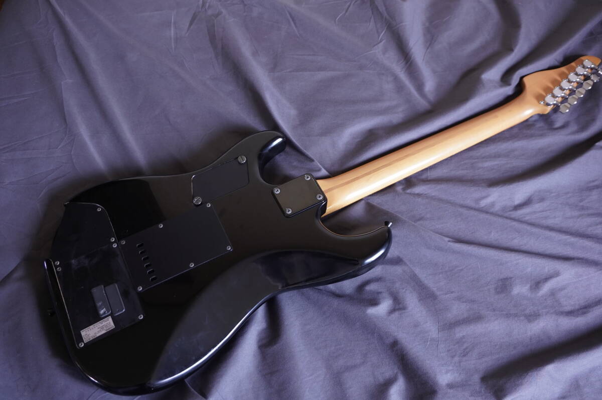 【貴重】 カシオ　MIDI ギター　ストラト型　CASIO　MG-510　ブラック　SSH　80年代　Synth Guitar　シンセギター　黒_画像3