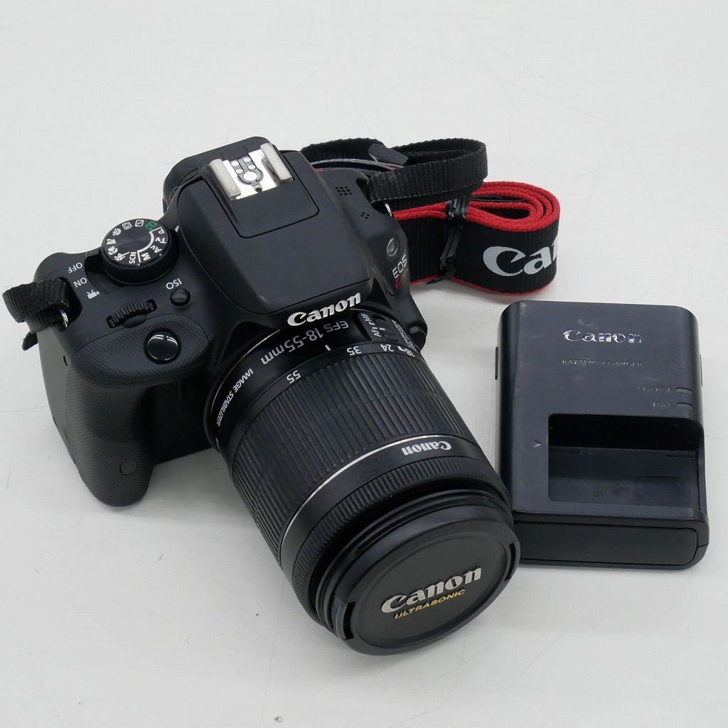 Canon キヤノン Kiss X7 + EF-S 18-55mm F3.5-5.6 IS STM デジタルカメラ レンズセットの画像1