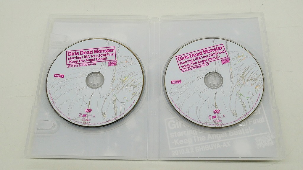 期間限定セール ビジュアルアーツ Girls Dead Monster starring LiSA TOUR 2010 Final -Keep The Angel Beats! KSLV-0001/0002/0003_画像5