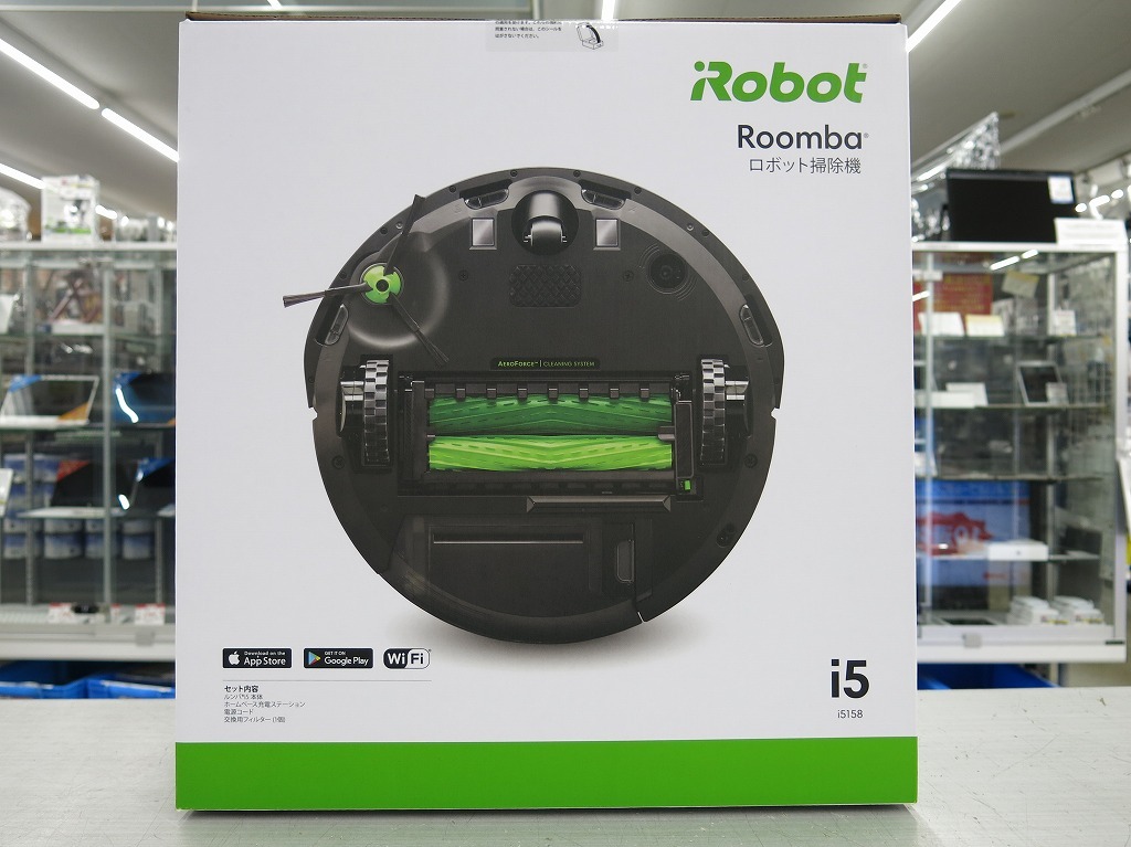 【未使用】 アイロボット iRobot 【未使用・未開封】 ロボット掃除機 ルンバi5 i515860の画像3