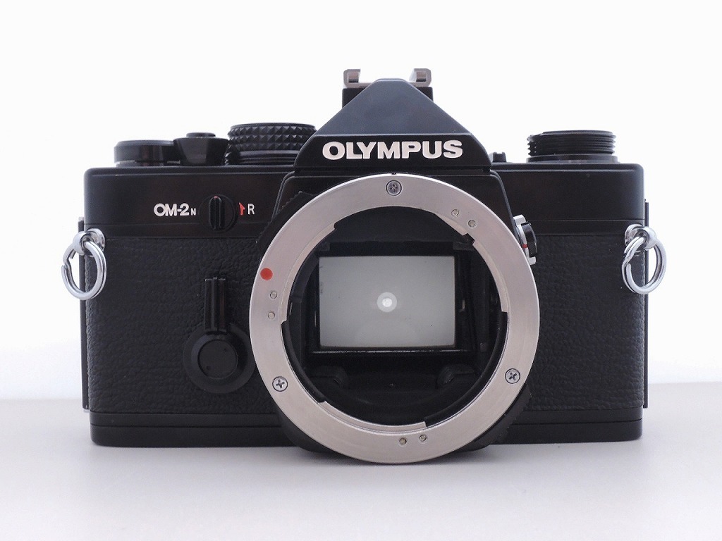オリンパス OLYMPUS フィルム一眼レフカメラ ボディ ブラック OM-2N_画像1