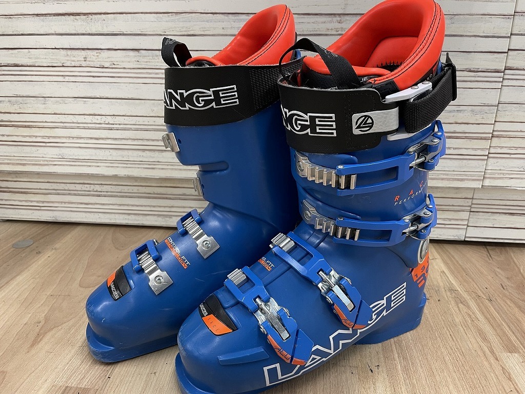 【1円スタート】 ラング LANGE 【難有】スキーブーツ 25.0-25.5ｃｍ ブルー オレンジ RS130の画像1