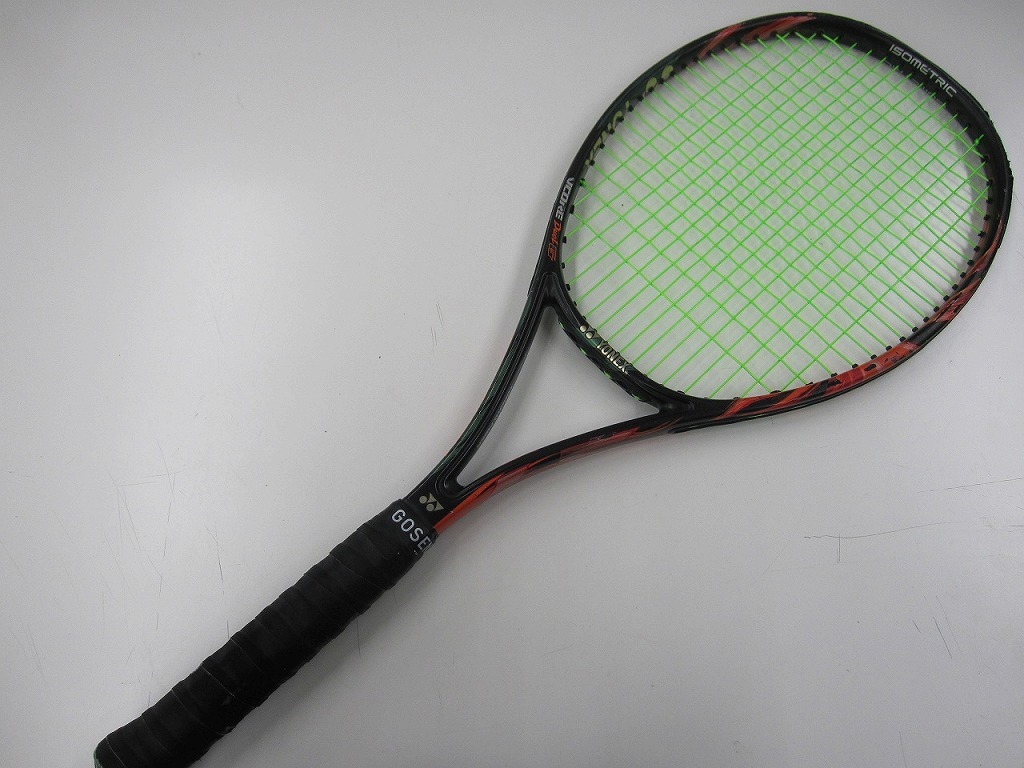 ヨネックス YONEX 【並品】 硬式テニスラケット 赤/黒/緑 VCORE DualG　97_画像2