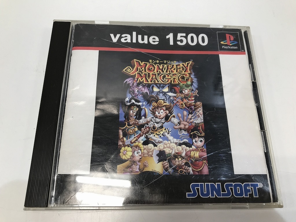 サンソフト SUNSOFT PS1ソフト MonkeyMagic value 1500 SLPS 0300の画像1