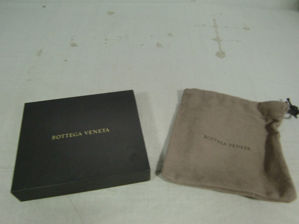 ボッテガヴェネタ BOTTEGA VENETA ステッチフレンチカフ 二つ折り財布 ブラウン系_画像9