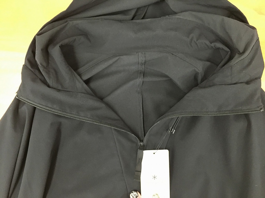 【未使用】 スノーピーク snow peak 【未使用品】 DWR Light Jaket 黒 JK-21SU007_画像6