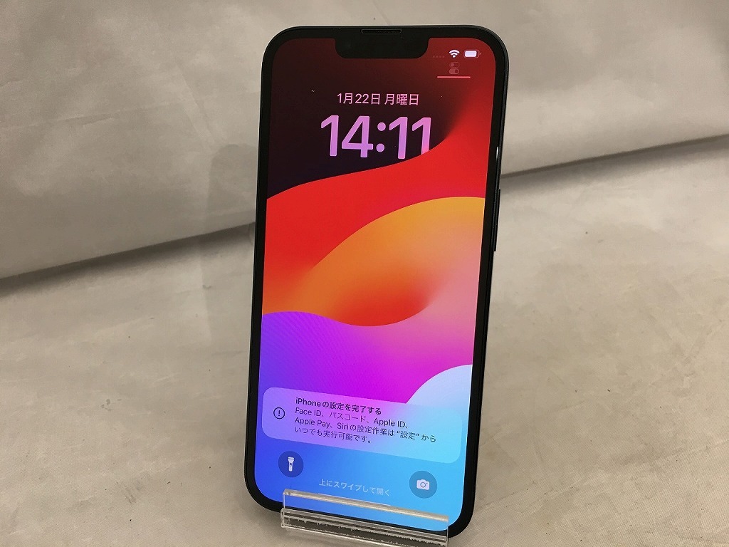 エーユー au 【SIMロック解除済】iPhone13 256GB 【ネットワーク利用制限〇】 ミッドナイト Apple MLNH3J/A
